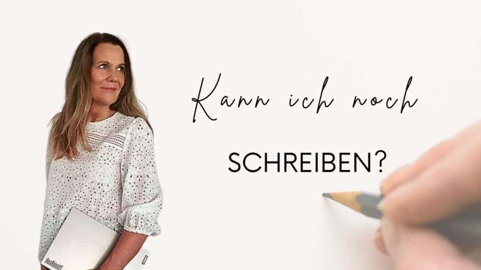 Kann ich noch schreiben?