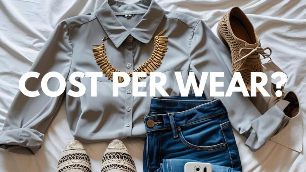 Outfit-Kombination auf einem Bett