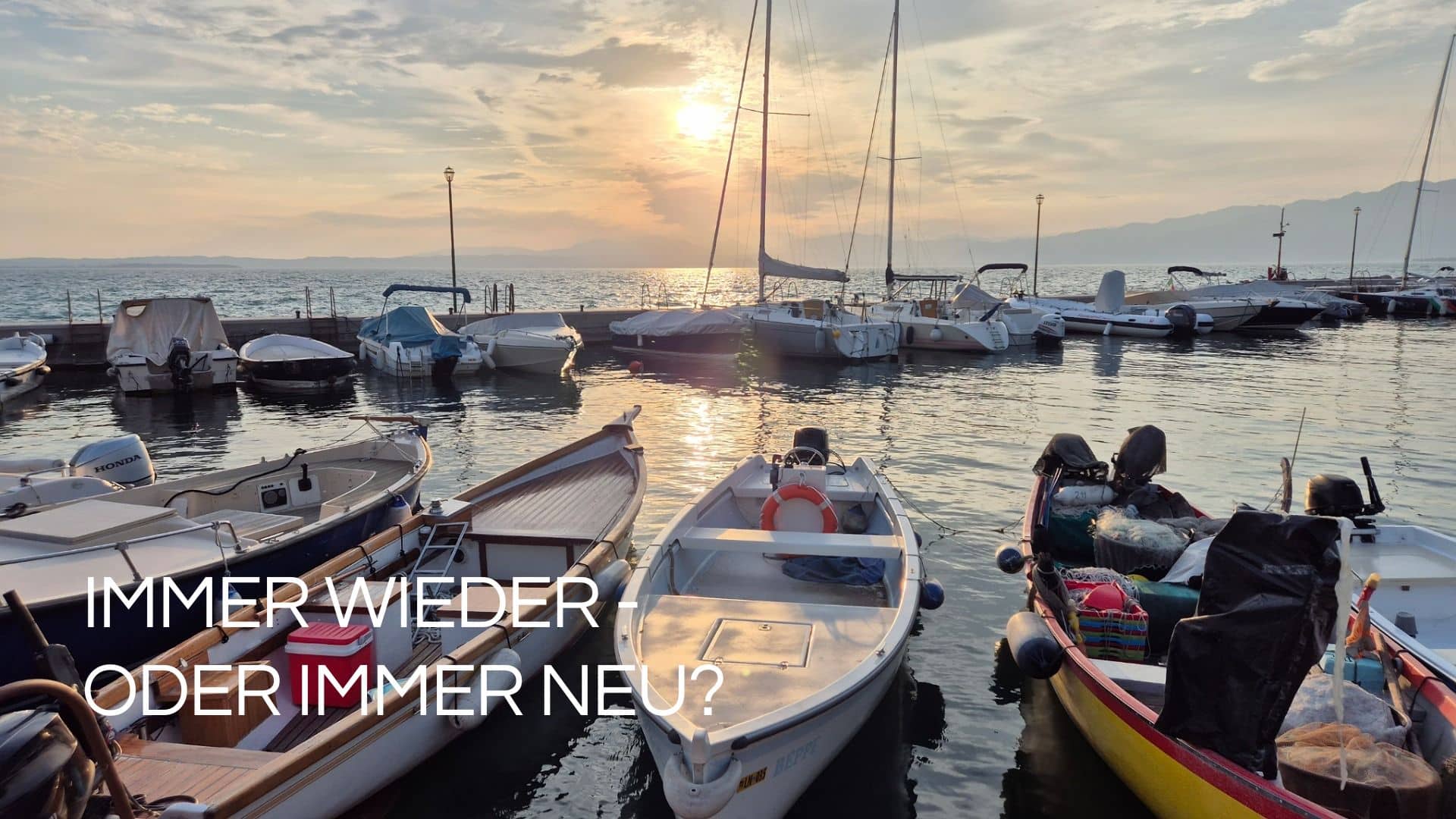 Sonnenuntergang am Gardasee