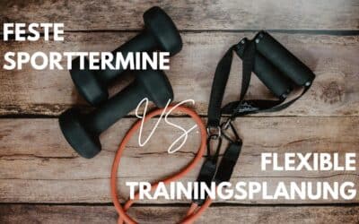 Sportroutine aufbauen: Feste Termine vs. flexible Planung?