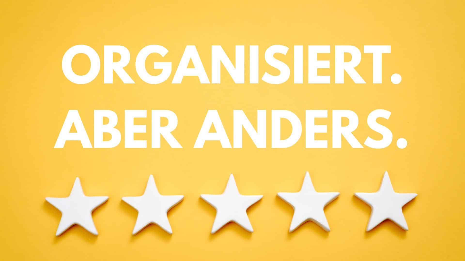 Organisiert. Aber anders. Ordnungssystem für Scanner