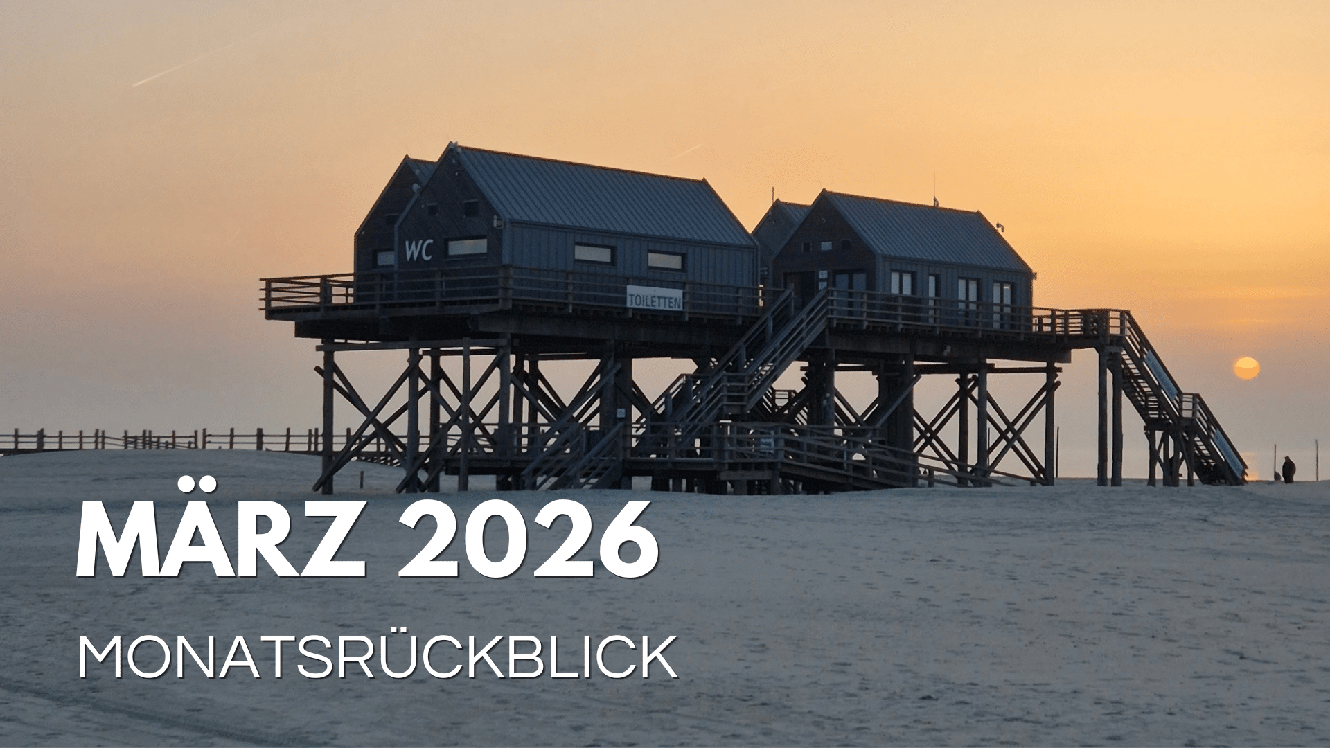 Pfahlbauten in Sankt Peter Ording